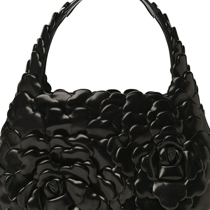 Valentino Garavani Nappa Atelier 03 Rose Edition Small Hobo Black 8 of 16