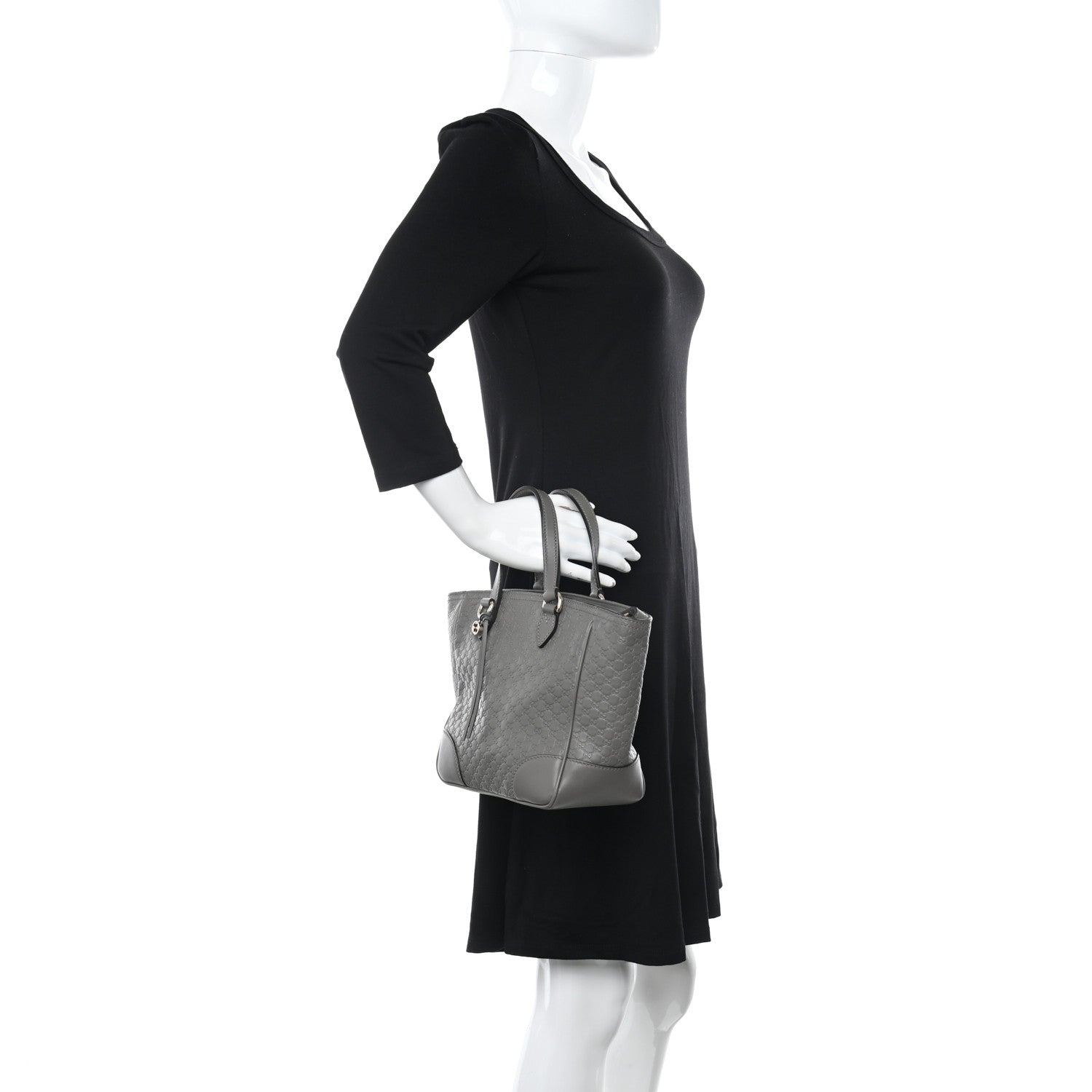 Gucci Microguccissima Small Bree Tote Graphite 2 of 10
