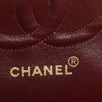 Chanel Lambskin Quilted Medium Double Flap Black 6 of 8