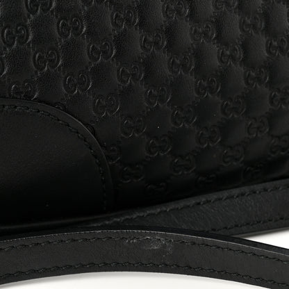 Gucci Microguccissima Mini Bree Messenger Bag Black 10 of 11
