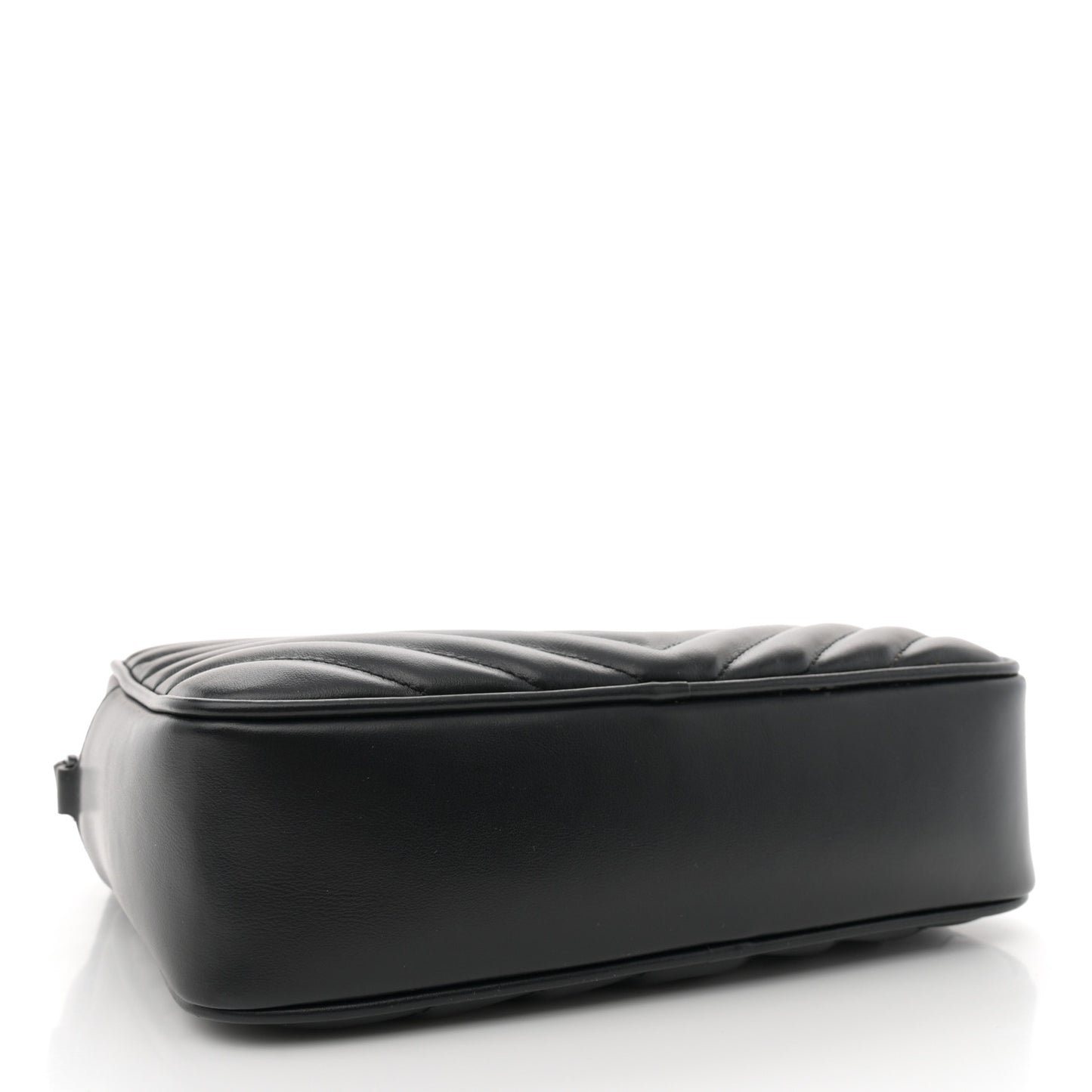Calfskin Matelasse Monogram Monochrome Lou Camera Bag Black