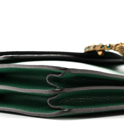 Gucci Dollar Calfskin Crystal Small Dionysus Shoulder Bag Emerald 9 of 10