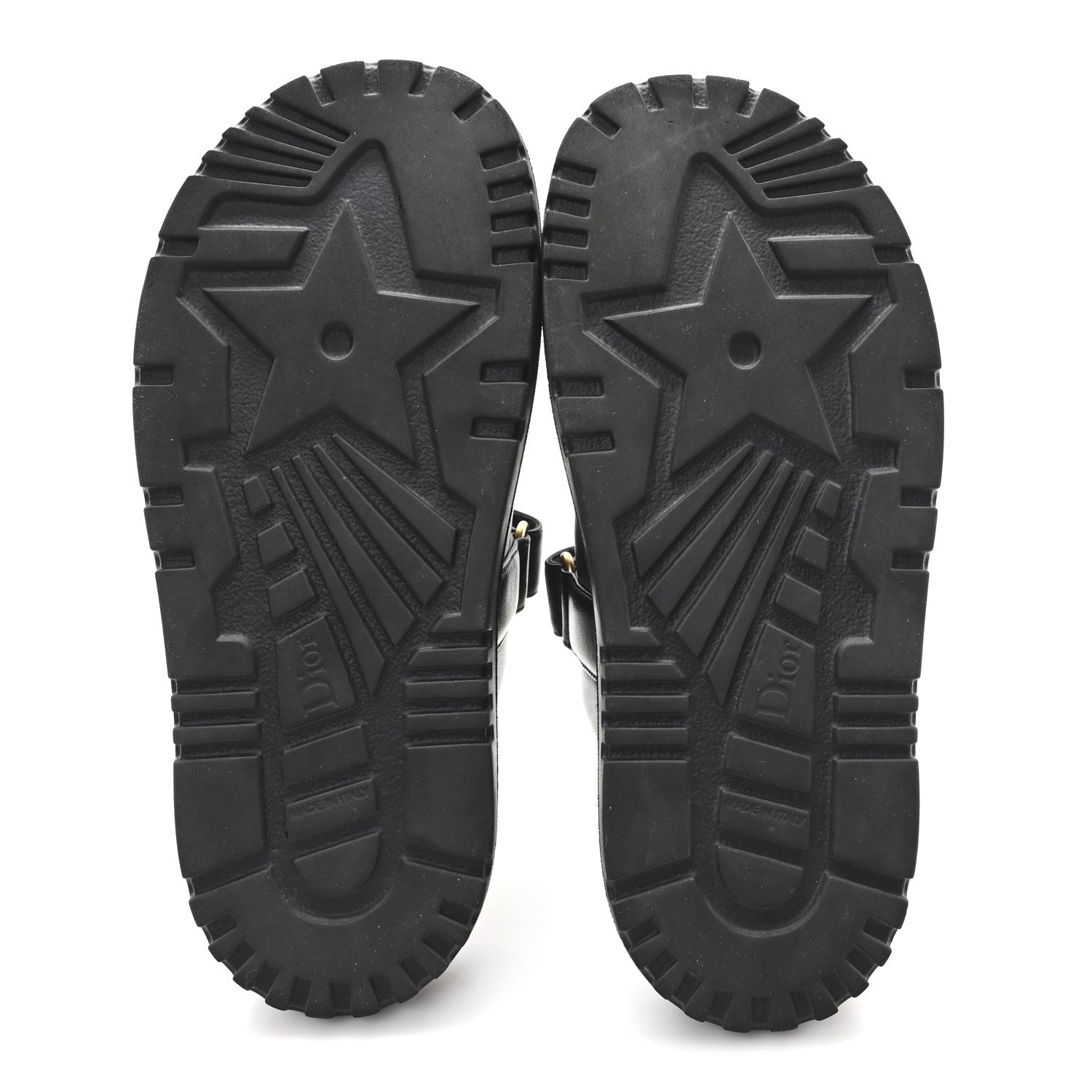 Christian Dior Lambskin Dioract 10mm Slide Sandals 38.5 Black 6 of 9