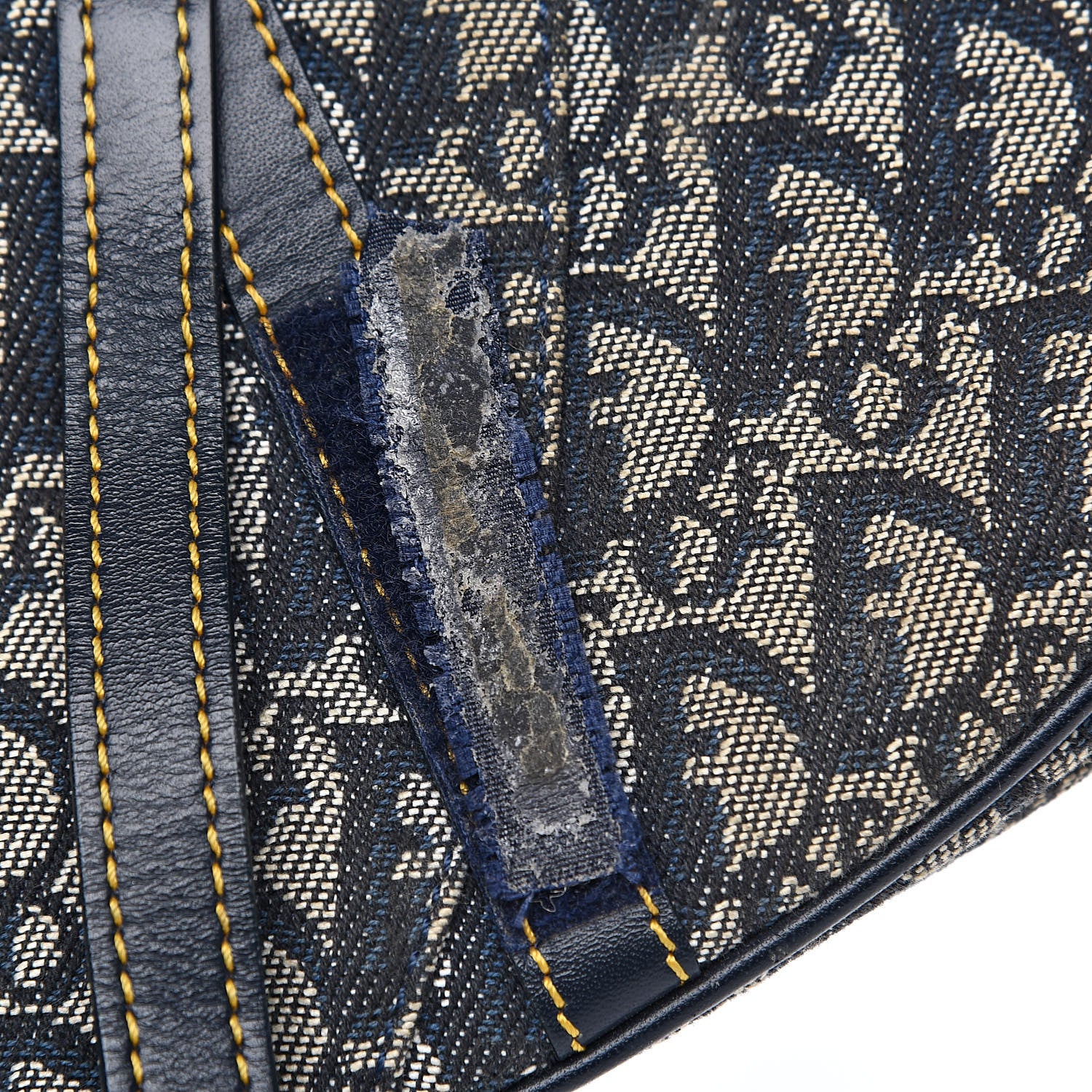 Christian Dior Monogram Saddle Bag Black 9 of 15