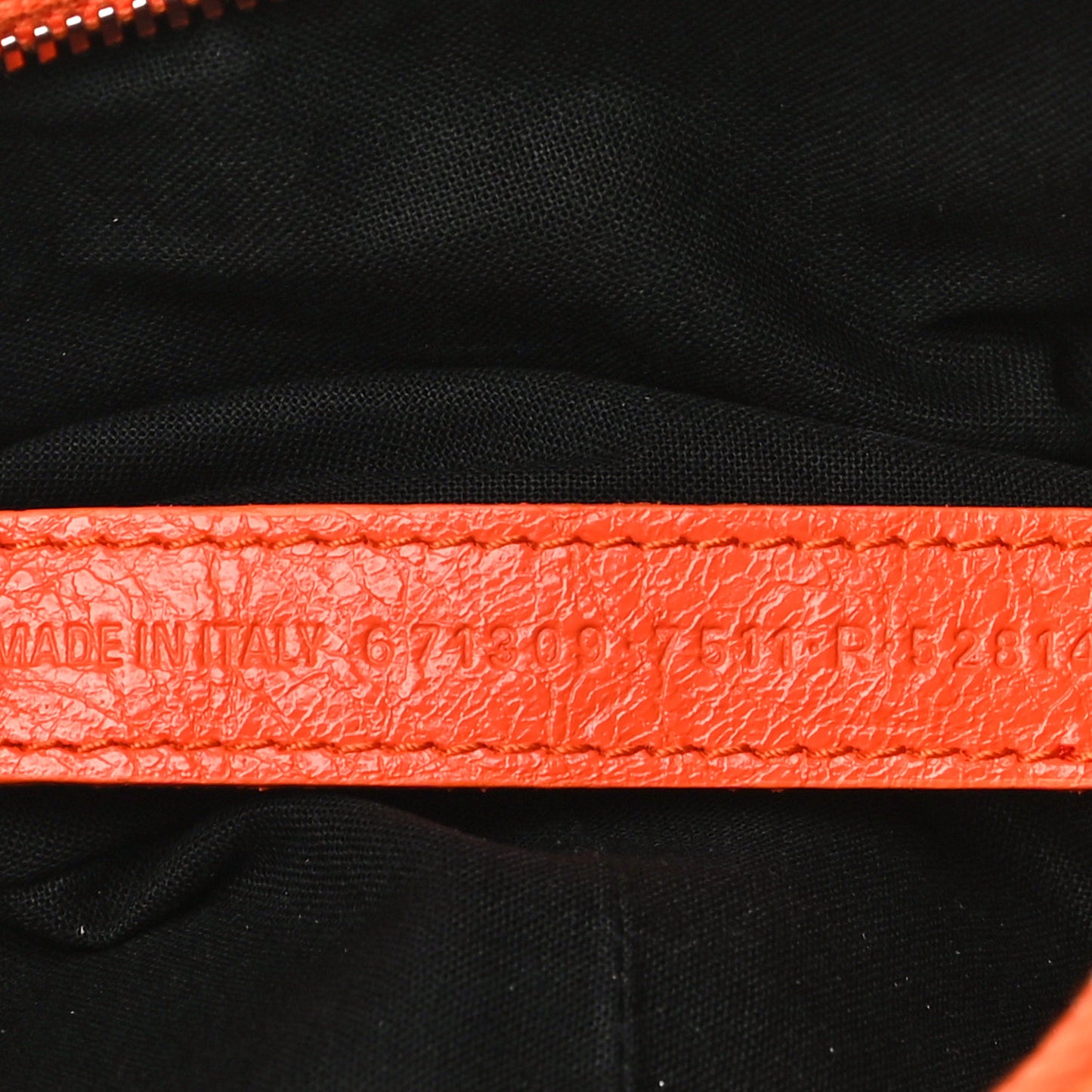 Agneau Arena Le Cagole Shoulder Bag XS Orange