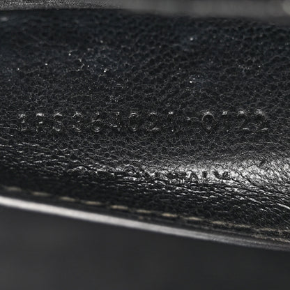 Saint Laurent Grain De Poudre Textured Mixed Matelasse Triquilt Medium Monogram Satchel Black 7 of 14