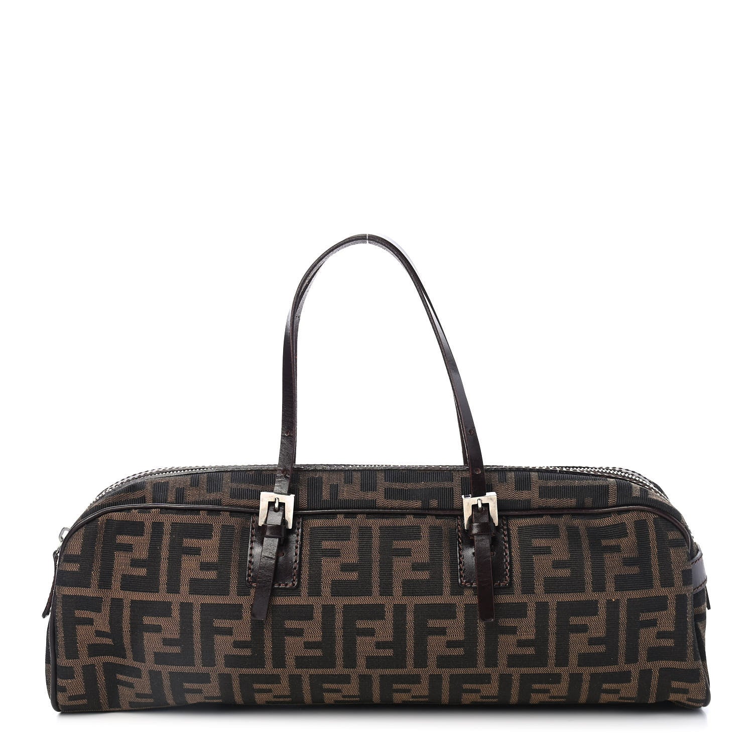 Fendi Zucca Buckle Tote Tobacco 1 of 4