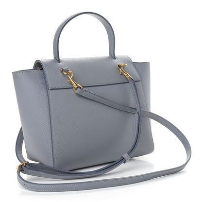 Celine Grained Calfskin Nano Belt Bag Arctic Blue 3 of 10
