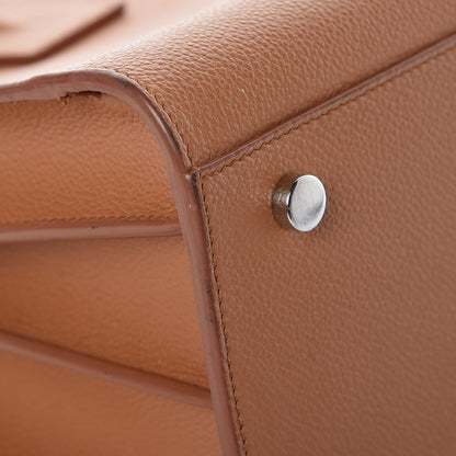 Saint Laurent Grained Calfskin Small Sac De Jour Saddle Brown 11 of 16
