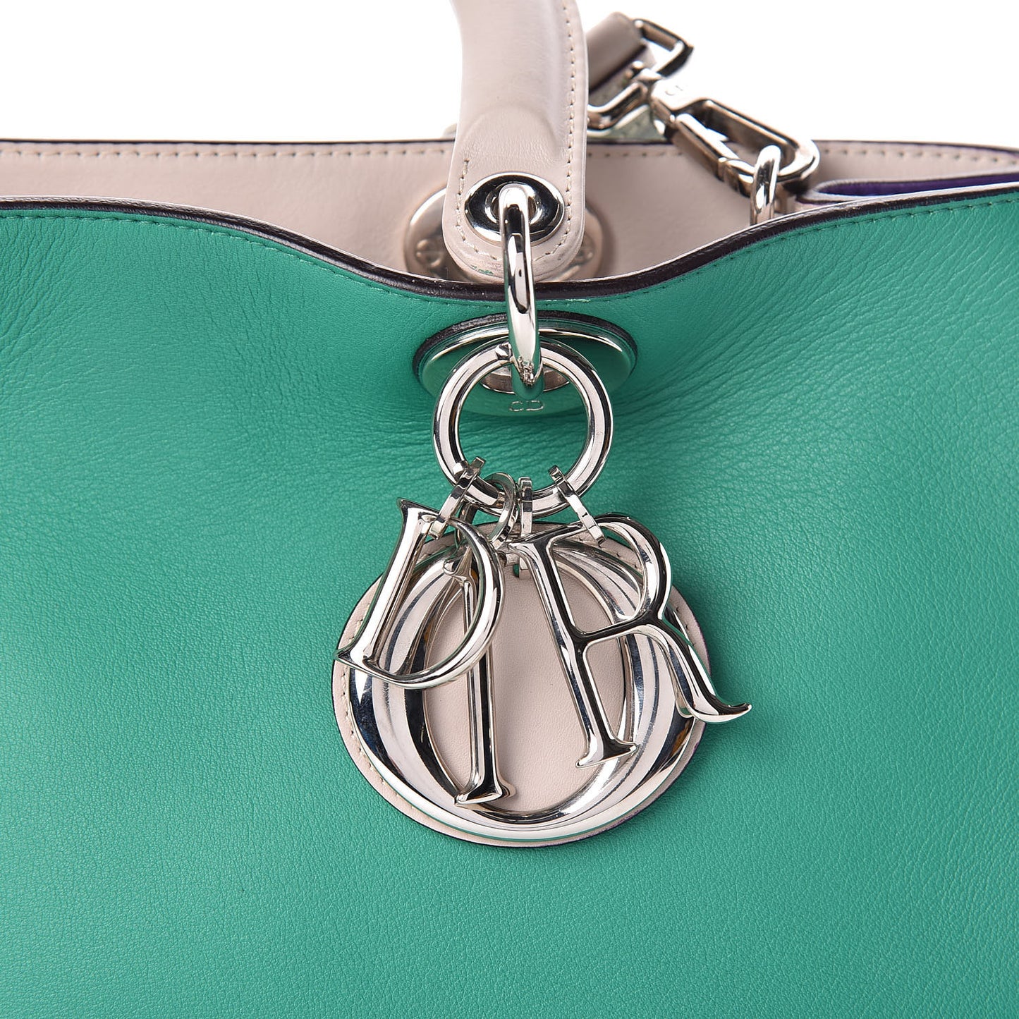 Smooth Calfskin Medium Tri-Color Diorissimo Tote