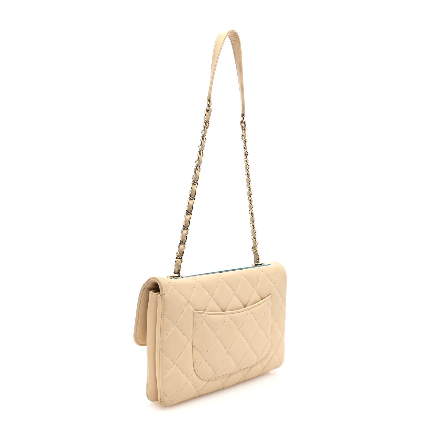 Chanel Lambskin Quilted Medium Trendy CC Flap Light Beige 3 of 12