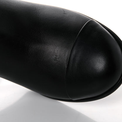 Chanel Calfskin CC Ankle Boots 41 Black 10 of 15