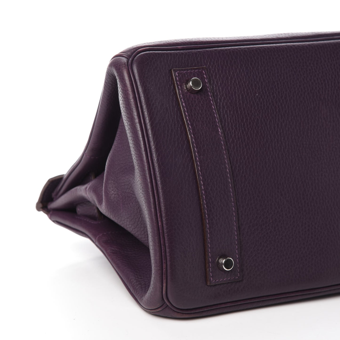 Taurillon Clemence JPG Birkin 42 Raisin