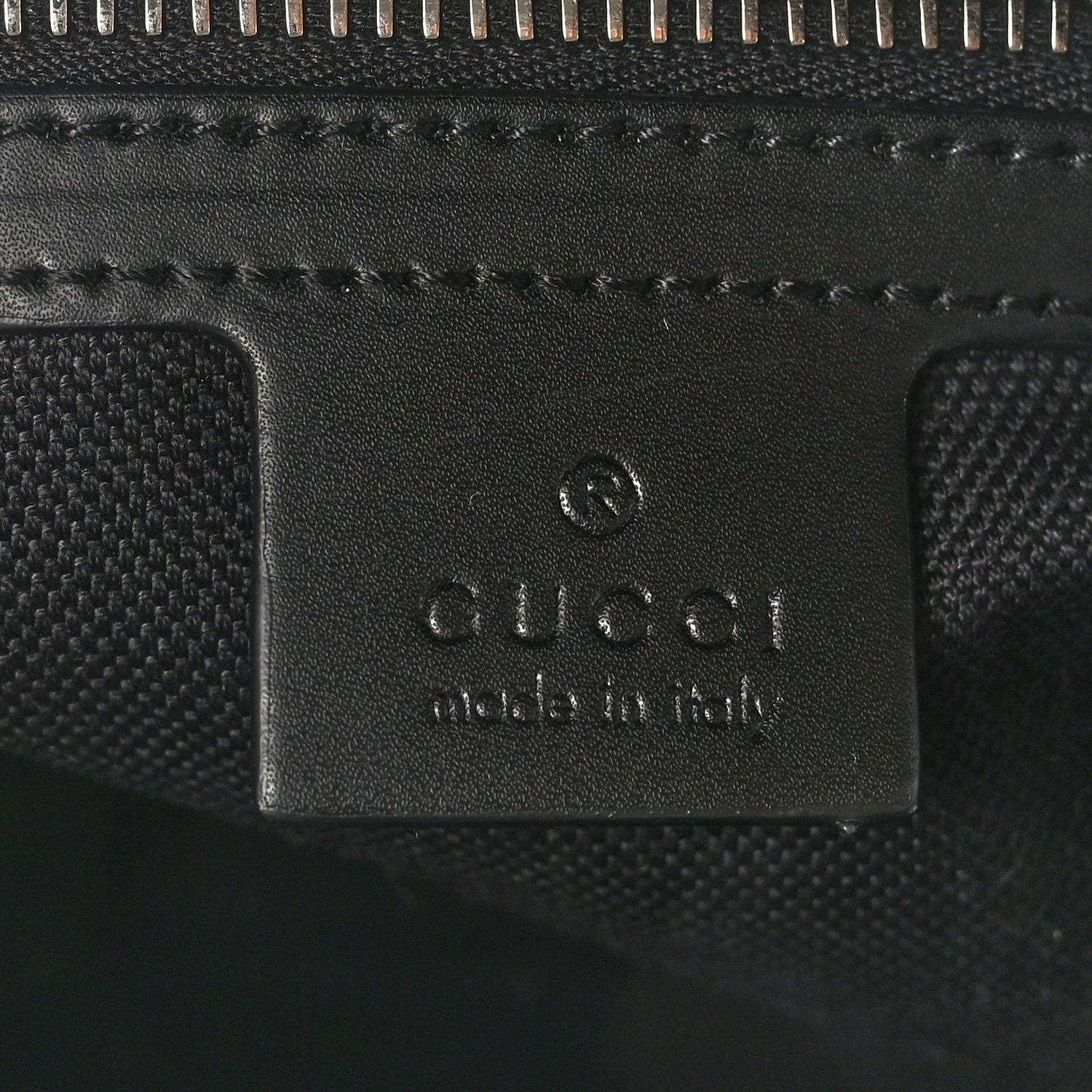 Gucci Soft GG Supreme Monogram Web Belt Bag Black Grey 6 of 9