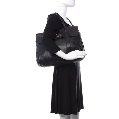 Mulberry Natural Leather Bayswater Black 2 of 14