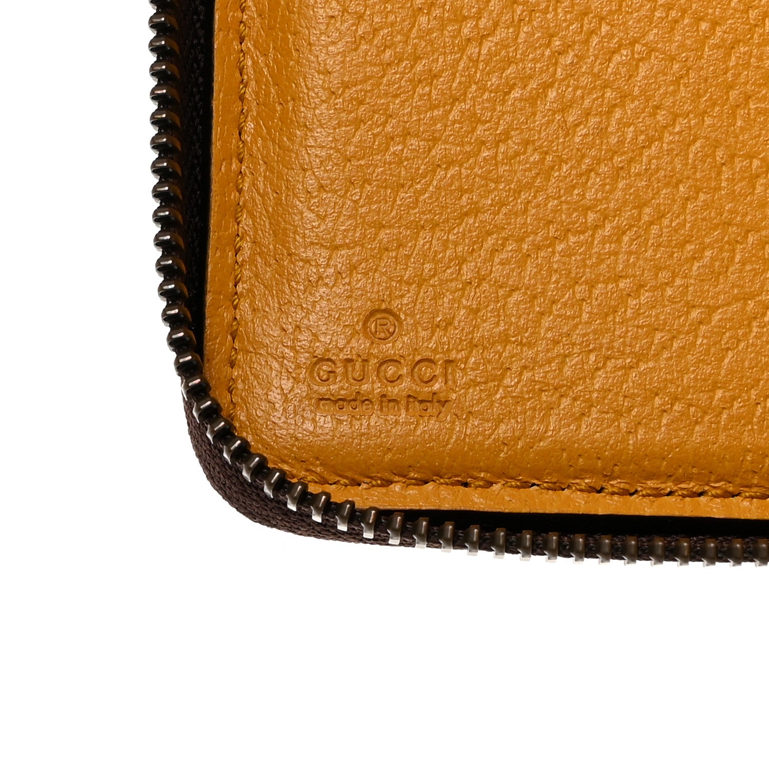 Gucci GG Supreme Monogram Neo Vintage Zip Around Wallet Beige Crop New Acero 6 of 8