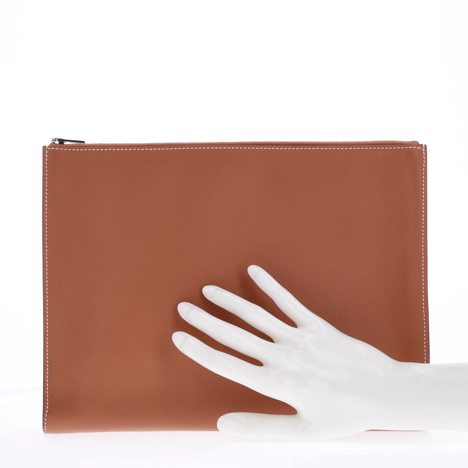 Hermes Evercolor Zipengo GM Toiletry Pouch Gold 2 of 10