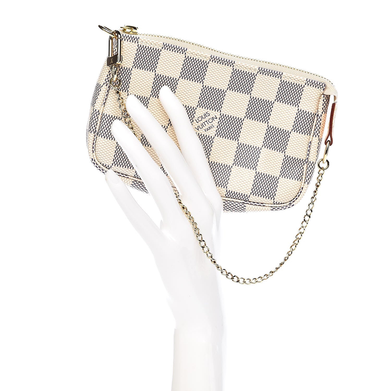 Louis Vuitton Damier Azur Mini Pochette Accessories 2 of 8