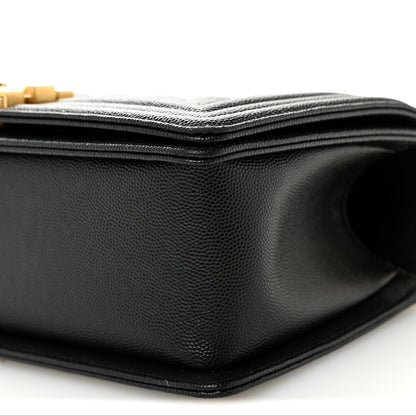 Chanel Caviar Quilted Medium Boy Flap Black 10 of 11