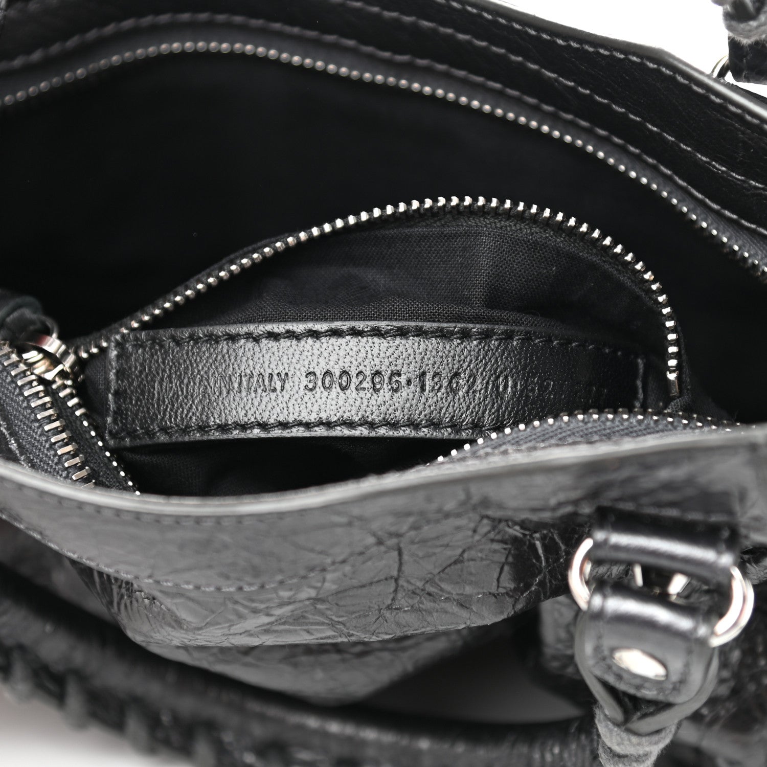 Balenciaga Agneau Classic Silver Hardware Mini City Anthracite 7 of 9