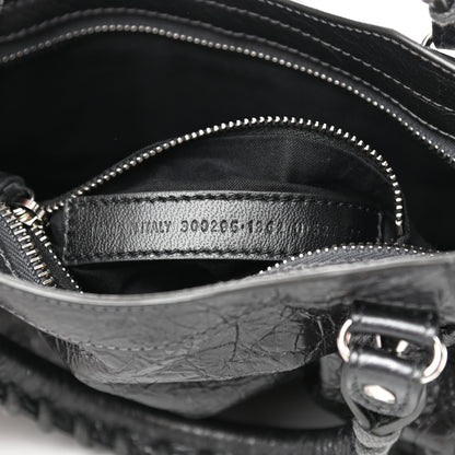 Balenciaga Agneau Classic Silver Hardware Mini City Anthracite 7 of 9