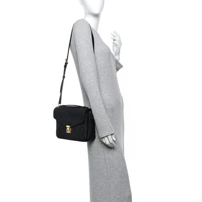 Louis Vuitton Empreinte Pochette Metis Black 2 of 10