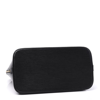 Louis Vuitton Epi Alma MM Black 3 of 12