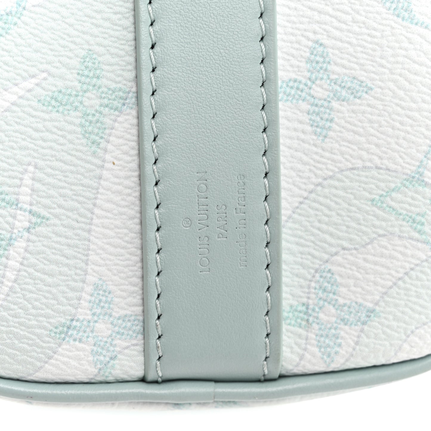 Monogram Aquagarden Keepall Bandouliere 25 Crystal Blue