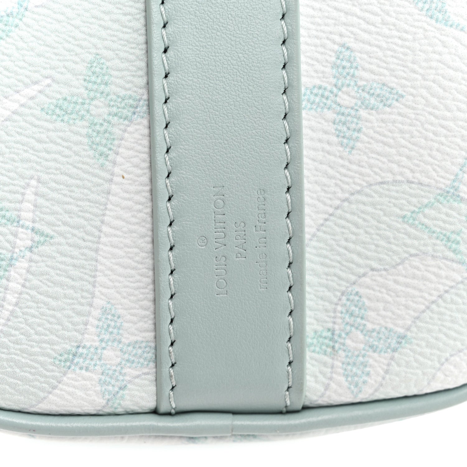 Louis Vuitton Monogram Aquagarden Keepall Bandouliere 25 Crystal Blue 6 of 9