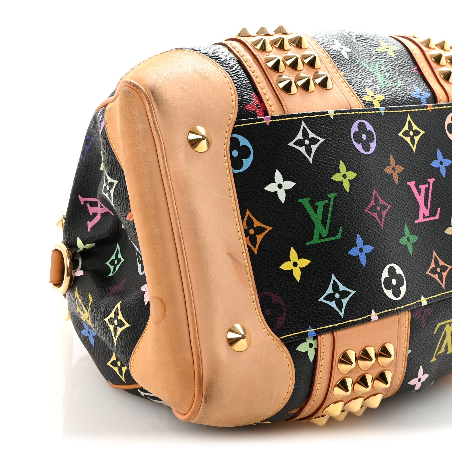 Louis Vuitton Monogram Multicolor Courtney MM Black 8 of 9