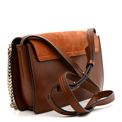 Chloe Suede Calfskin Small Faye Shoulder Bag Tobacco 3 of 11
