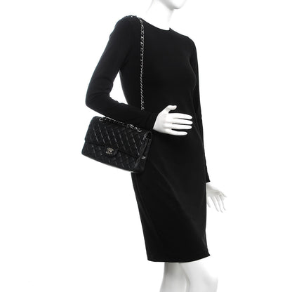 Chanel Caviar Quilted Medium Double Flap Black 2 of 8