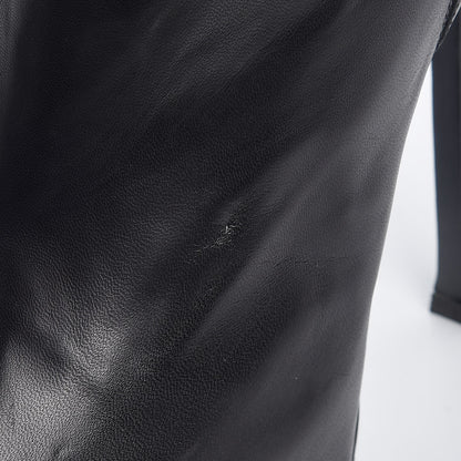 Saint Laurent Calfskin Tribtoo 105 Lace Up Knee High Boots 40 Black 8 of 8