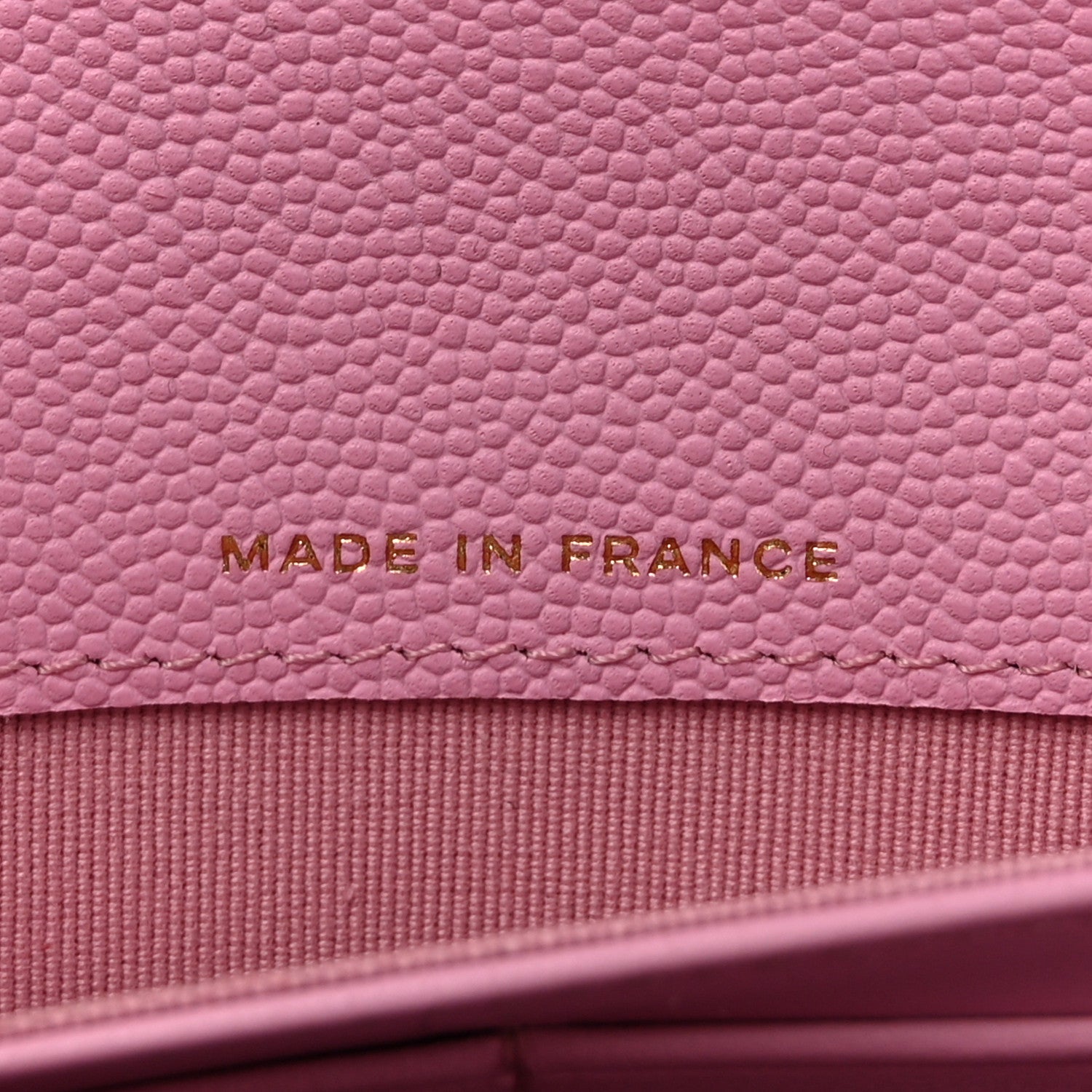 Chanel Caviar Quilted Large Gusset Flap Wallet Lilac 7 of 9