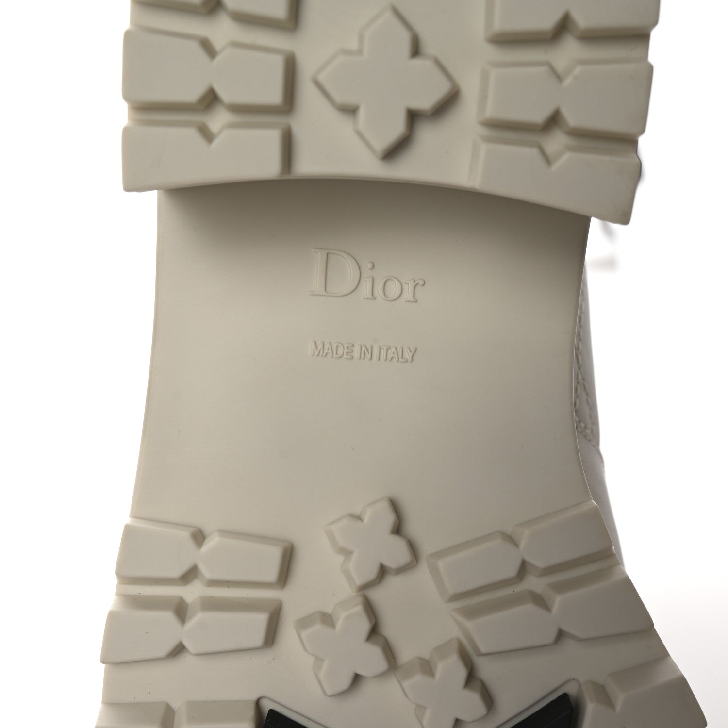 Christian Dior Calfskin Cannage D-Leader Ankle Boots 39.5 White 8 of 10