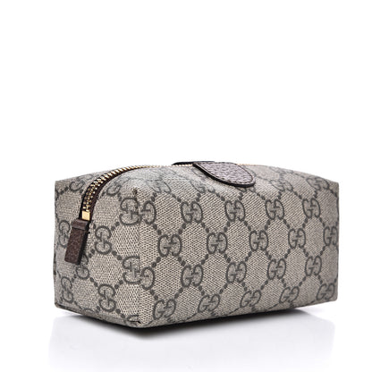 Gucci Soft GG Supreme Monogram Calfskin Small Ophidia Cosmetic Case Beige Ebony New Acero 2 of 9