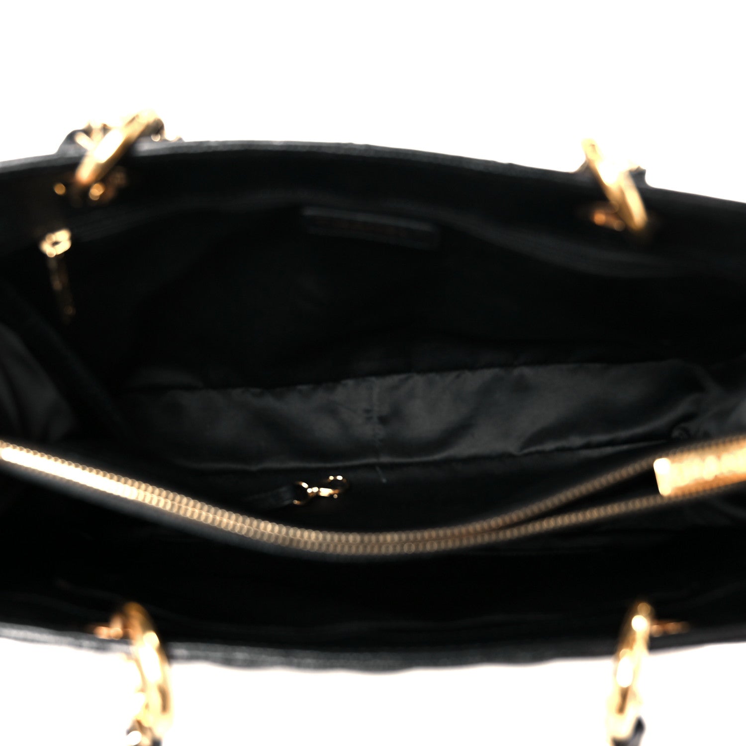 Chanel Caviar Quilted Grand Shopping Tote GST Black 5 of 10