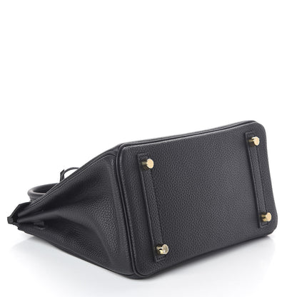 Hermes Togo Birkin 25 Black 5 of 31
