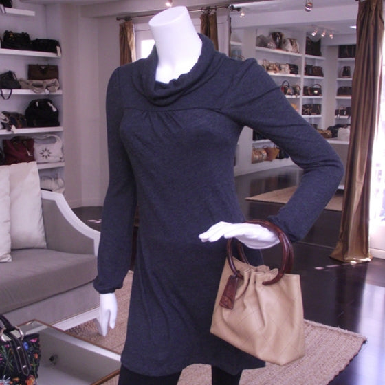 Lambskin Wood Sac Tote