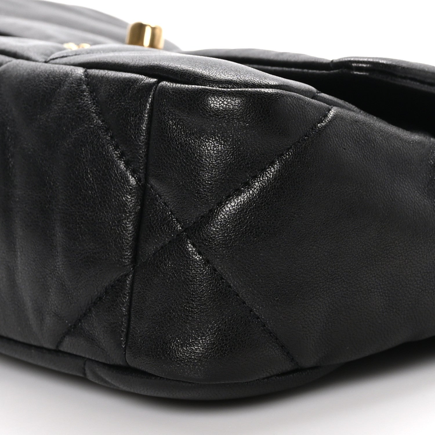 Chanel Goatskin Quilted Medium Chanel 19 Flap Black 8 of 9