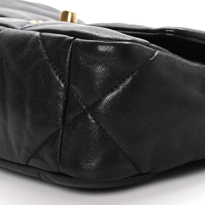 Chanel Goatskin Quilted Medium Chanel 19 Flap Black 8 of 9