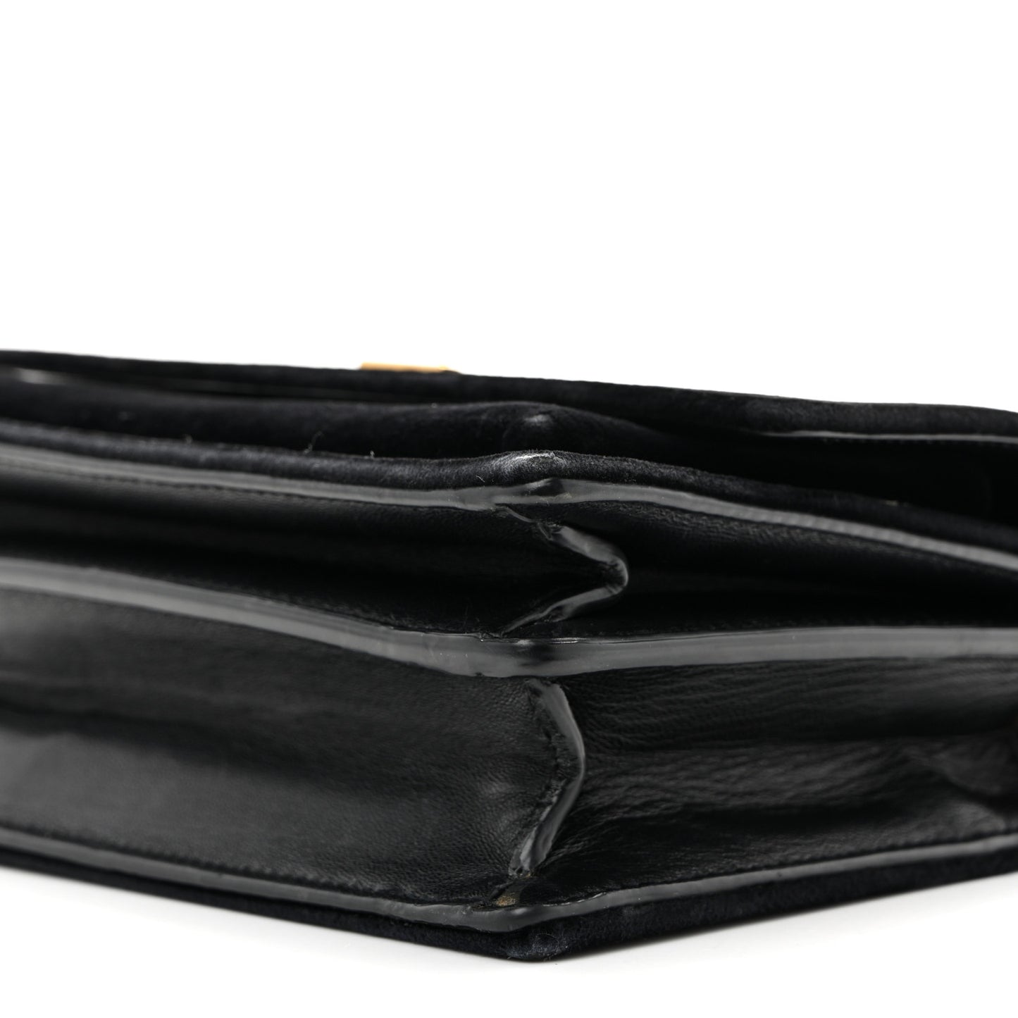 Velvet Small Monogram Sunset Black