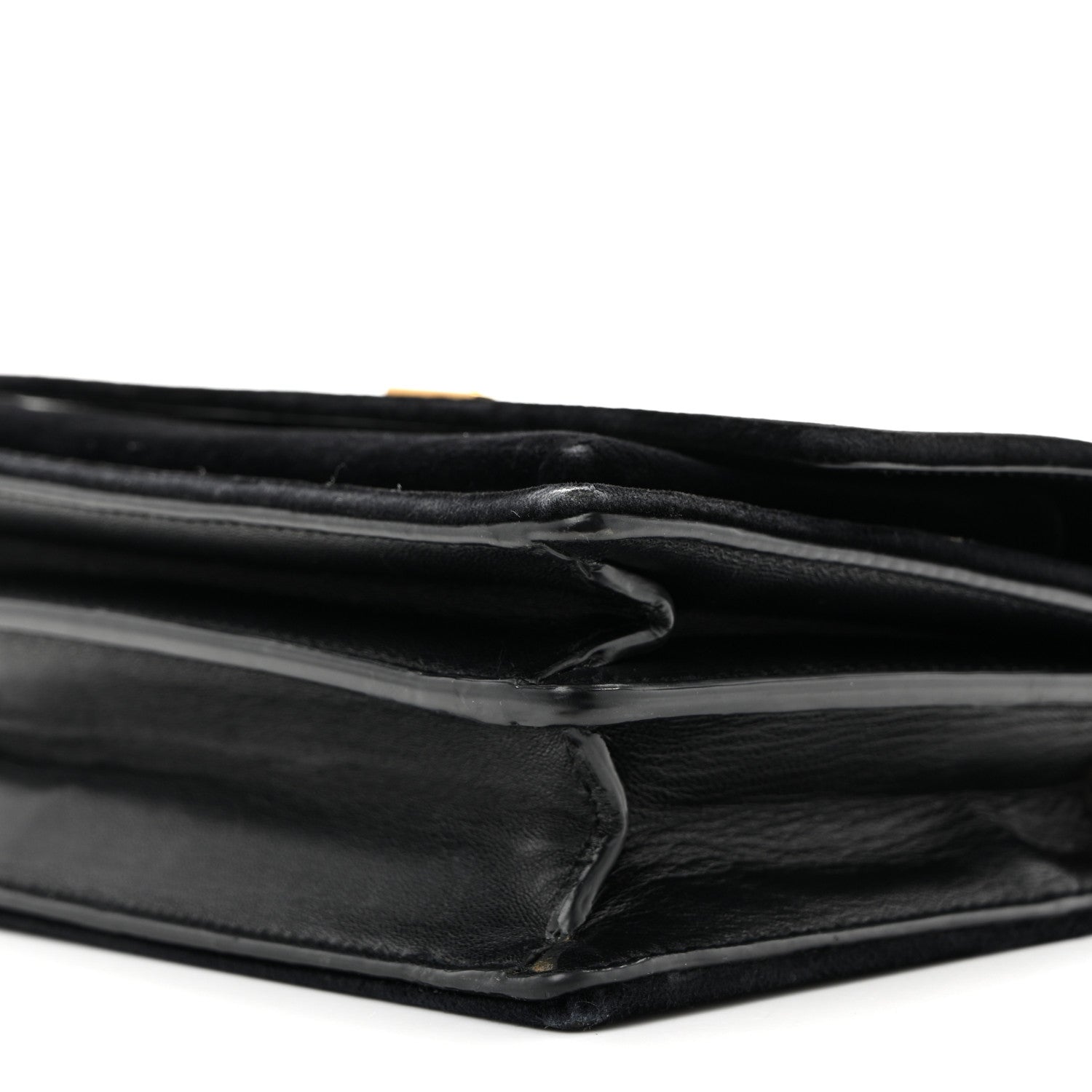 Saint Laurent Velvet Small Monogram Sunset Black 10 of 12