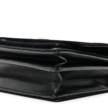 Saint Laurent Velvet Small Monogram Sunset Black 10 of 12