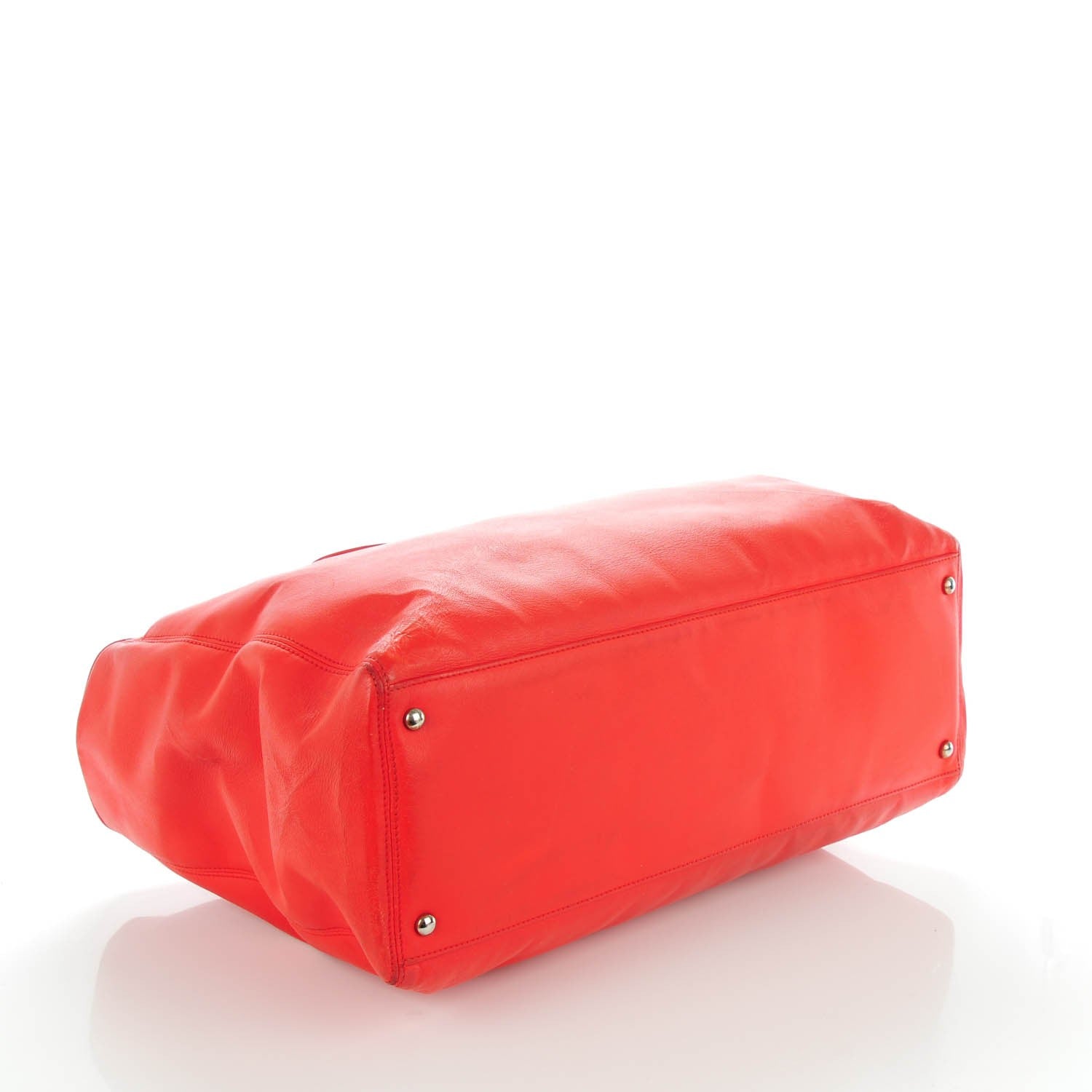 Chanel Lambskin Executive Cerf Shopper Tote Red 4 of 8