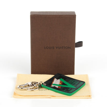 Louis Vuitton Damier Graphite Illustre V Key Holder Green 7 of 7