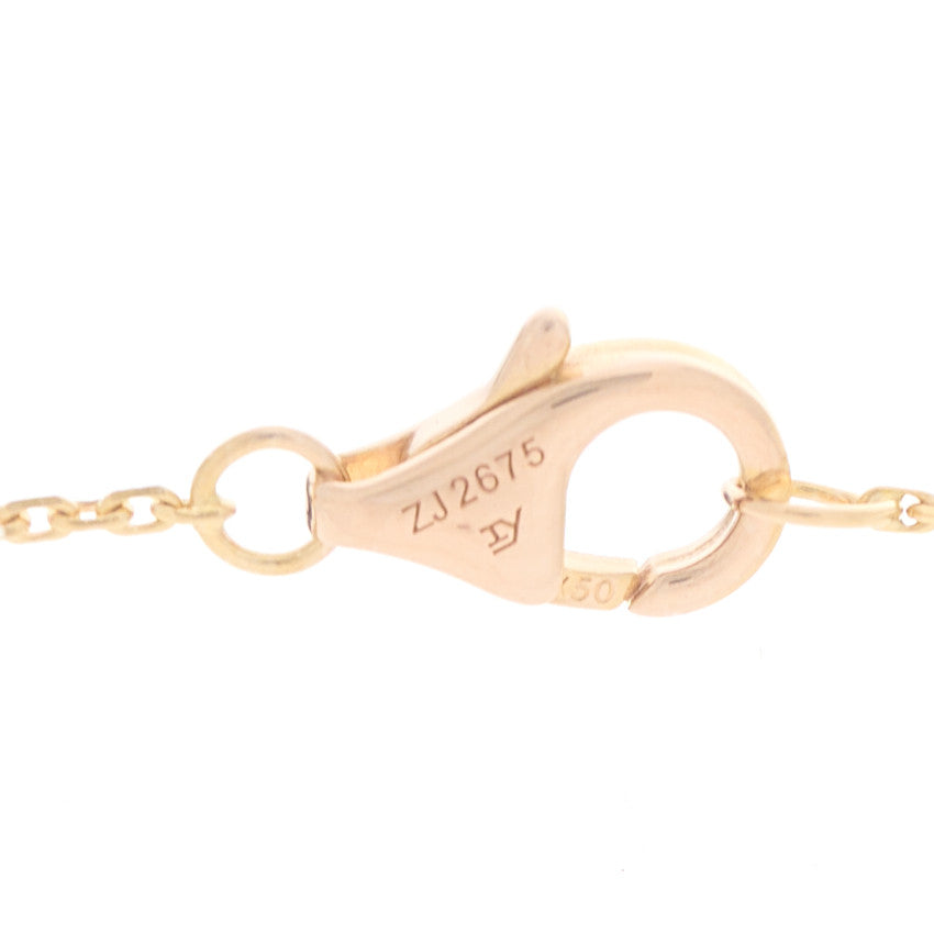 Cartier 18K Pink Gold Diamond Etincelle De Cartier Pendant Necklace 4 of 7
