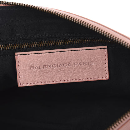 Balenciaga Agneau Classic Hardware Flat Handle Clutch Rose Peche 6 of 7