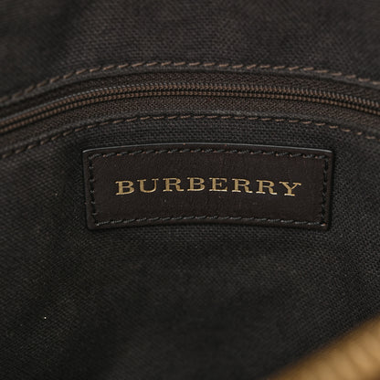 Burberry Haymarket Check Small Orchard Bowling Bag Chocolate 6 of 15