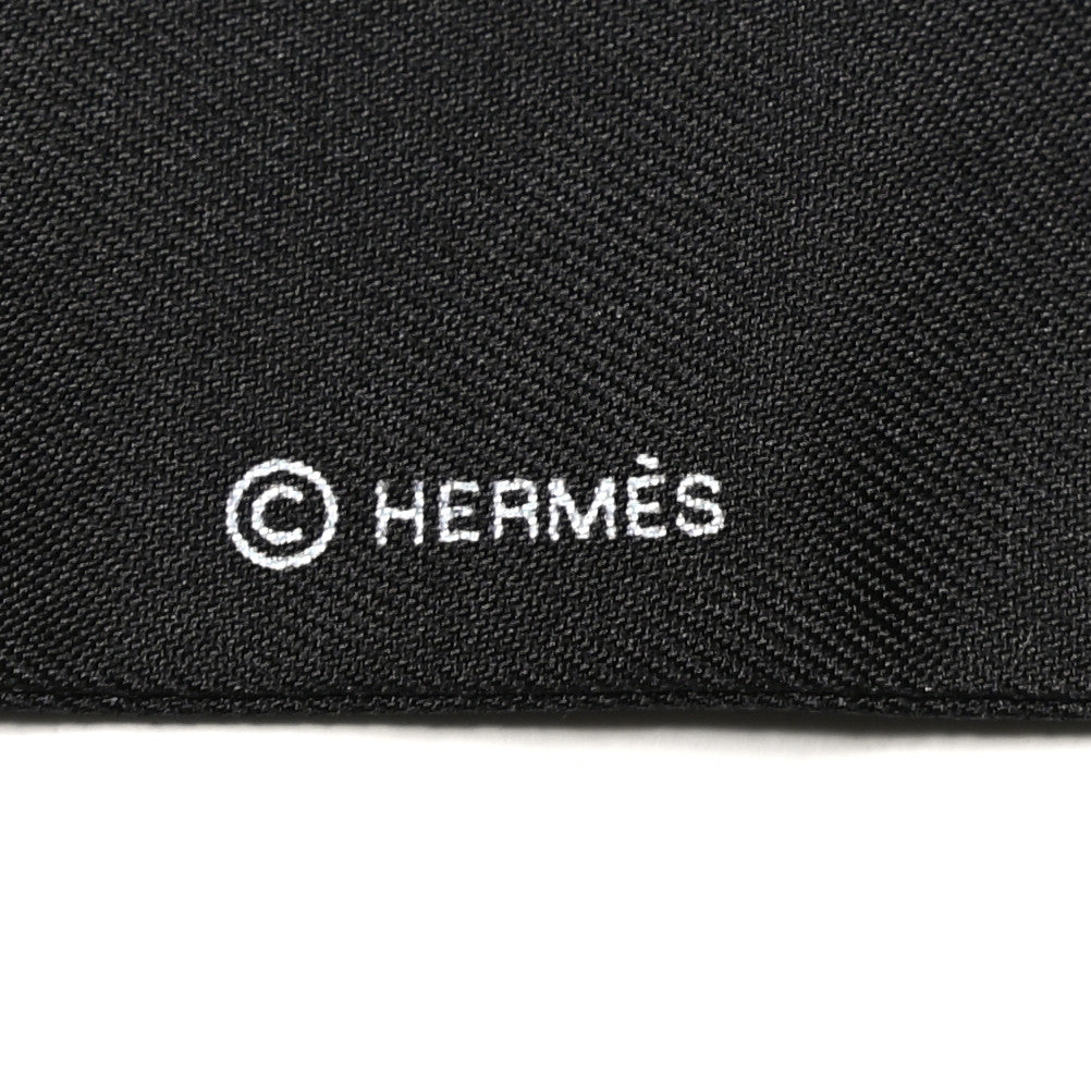 Hermes Silk Tea Time Twilly Black Rouge Multicolor 3 of 4